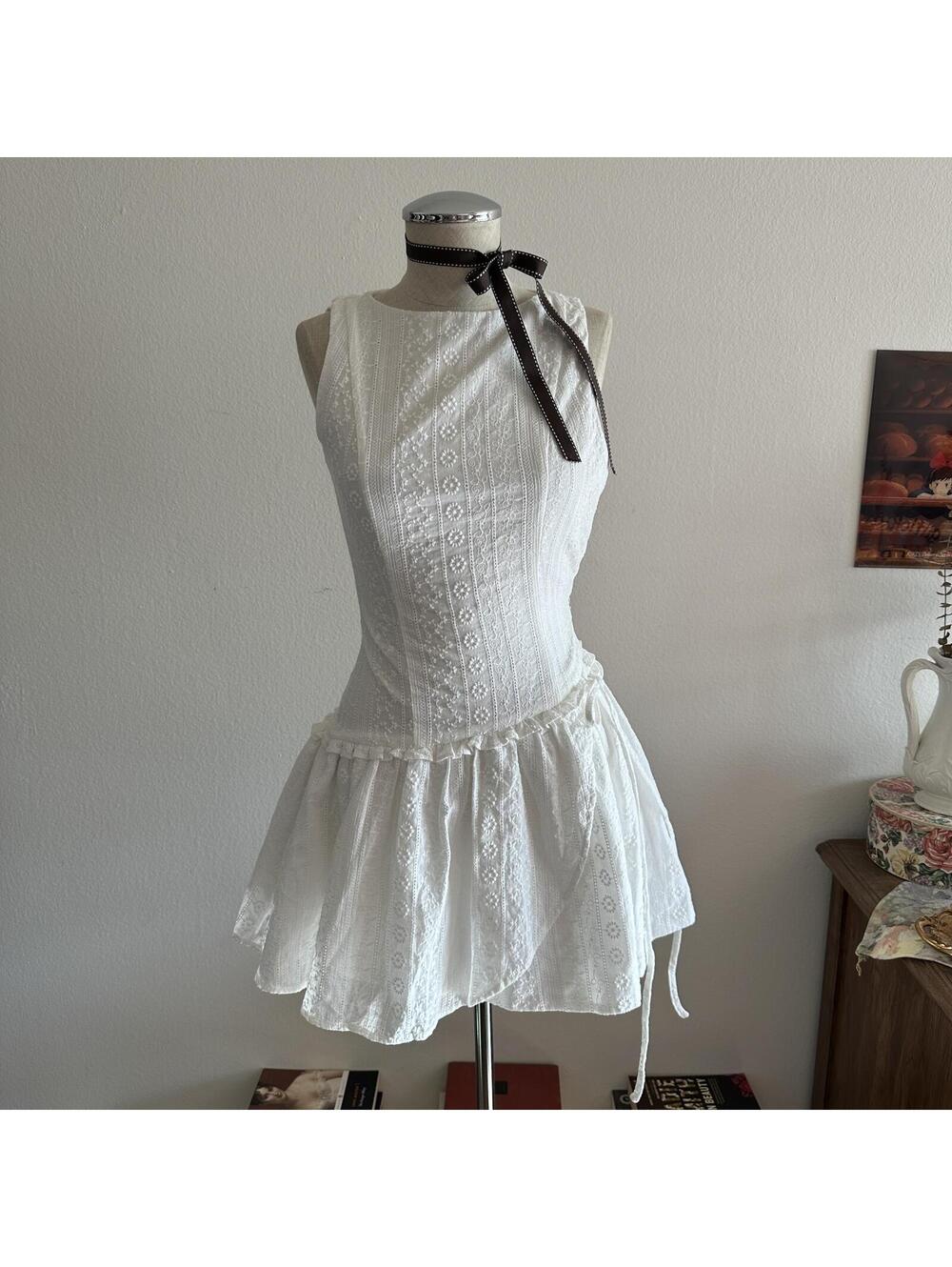 Princess Polly Cosie white mini dress